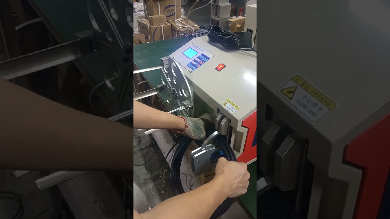 Ayarlanabilir Hızlı Tel Sarma ve Bağlama Makinesi: Hızlı, Kolay ve Zahmetsiz Üretim #fabrika #makine