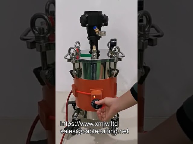 10-L Automatic Glue Adhesive Heating Pressure Tank with Mixing Function