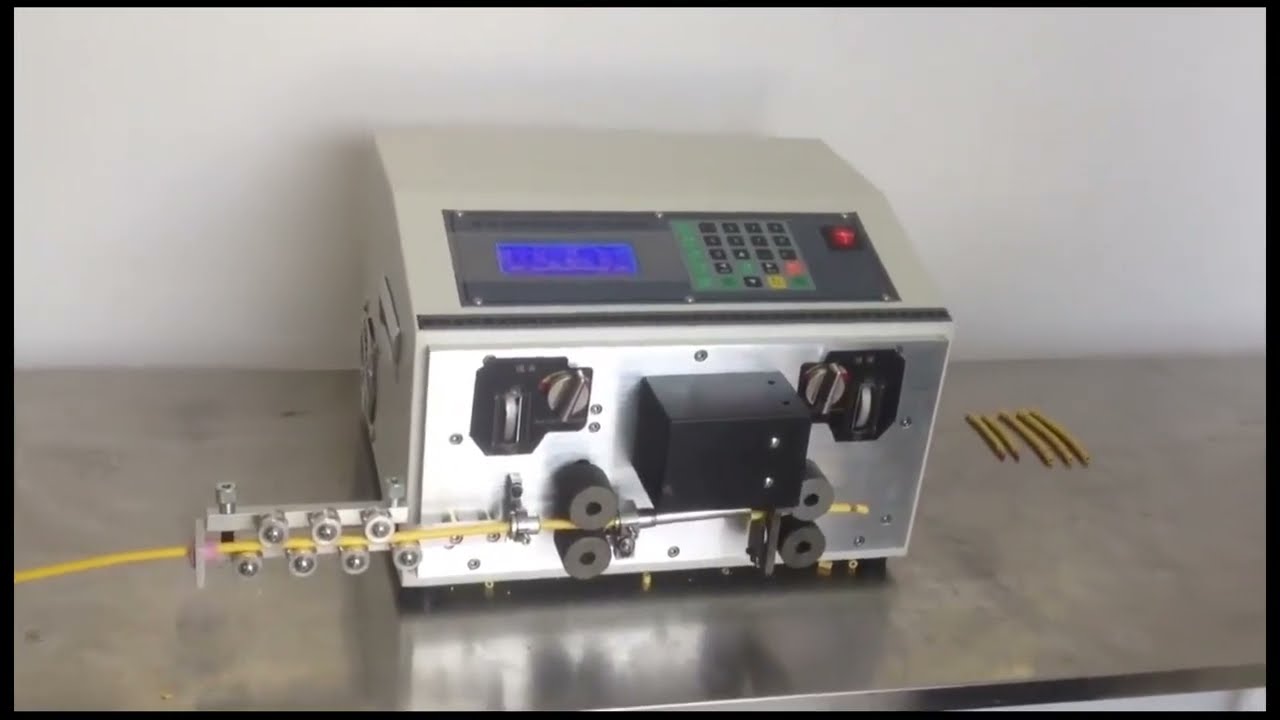 Otomatik Kalın Kablo Kesme ve Soyma Makinesi - 16 mm² Kalın Tel İşleme Hattı