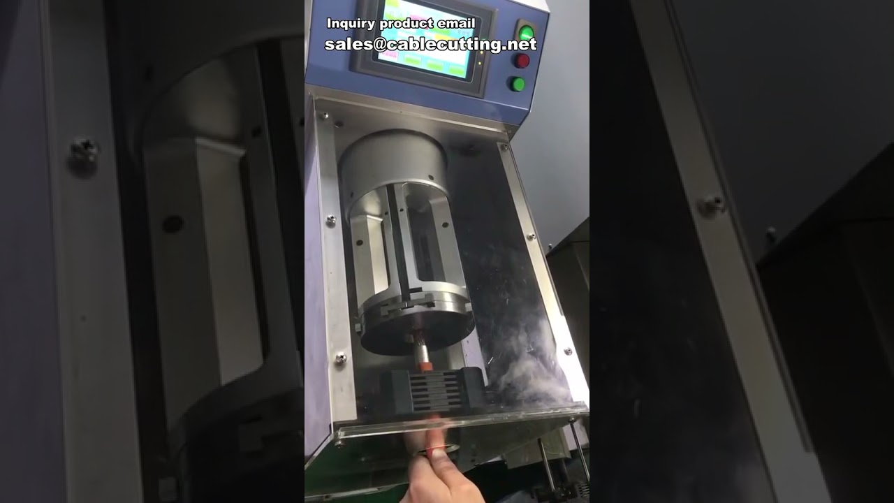 Büyük Tel Sıyırma ve Kesme Makinesi | Kablo Tam Sıyırma Makinesi | Endüstriyel Kablo Soyucu