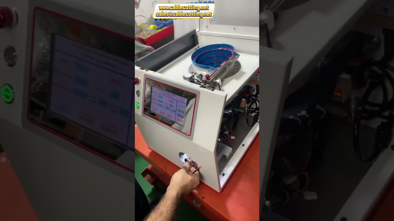Ferreli Terminal Soyma ve Kıvırma Makinesi | Otomatik Kablo Soyma ve Terminal Presleme